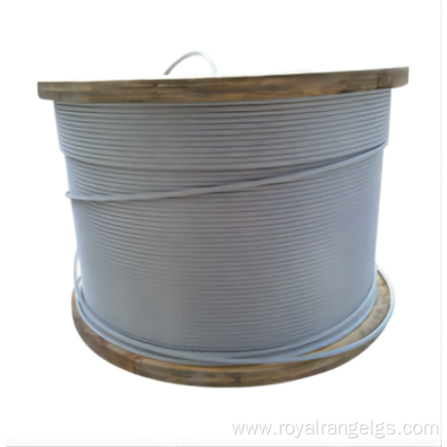 Galv. steel wire rope for temporarily installed equipment